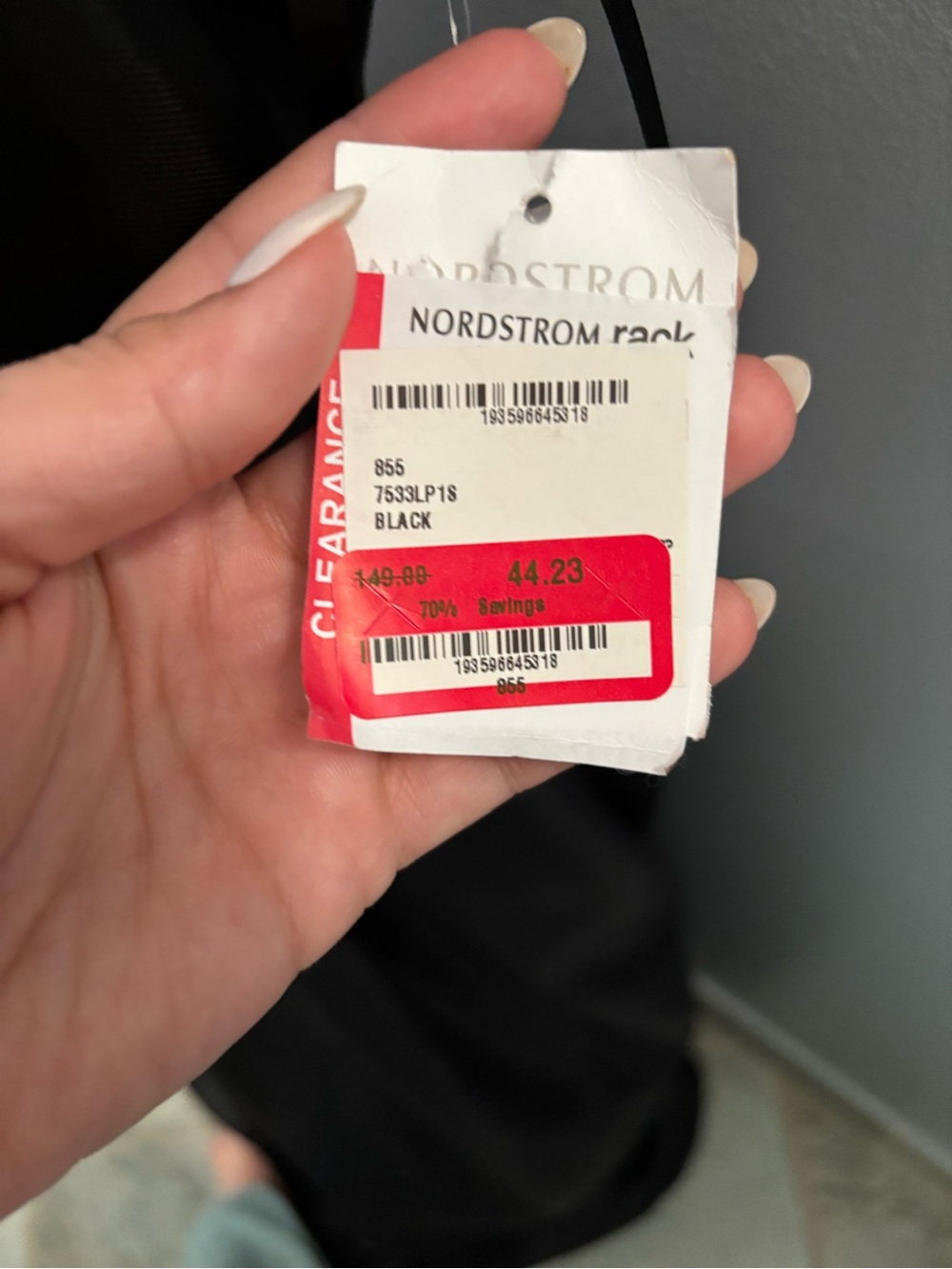 Elegant Black A-Line Evening Dress (never worn) - Picture 4 of 4